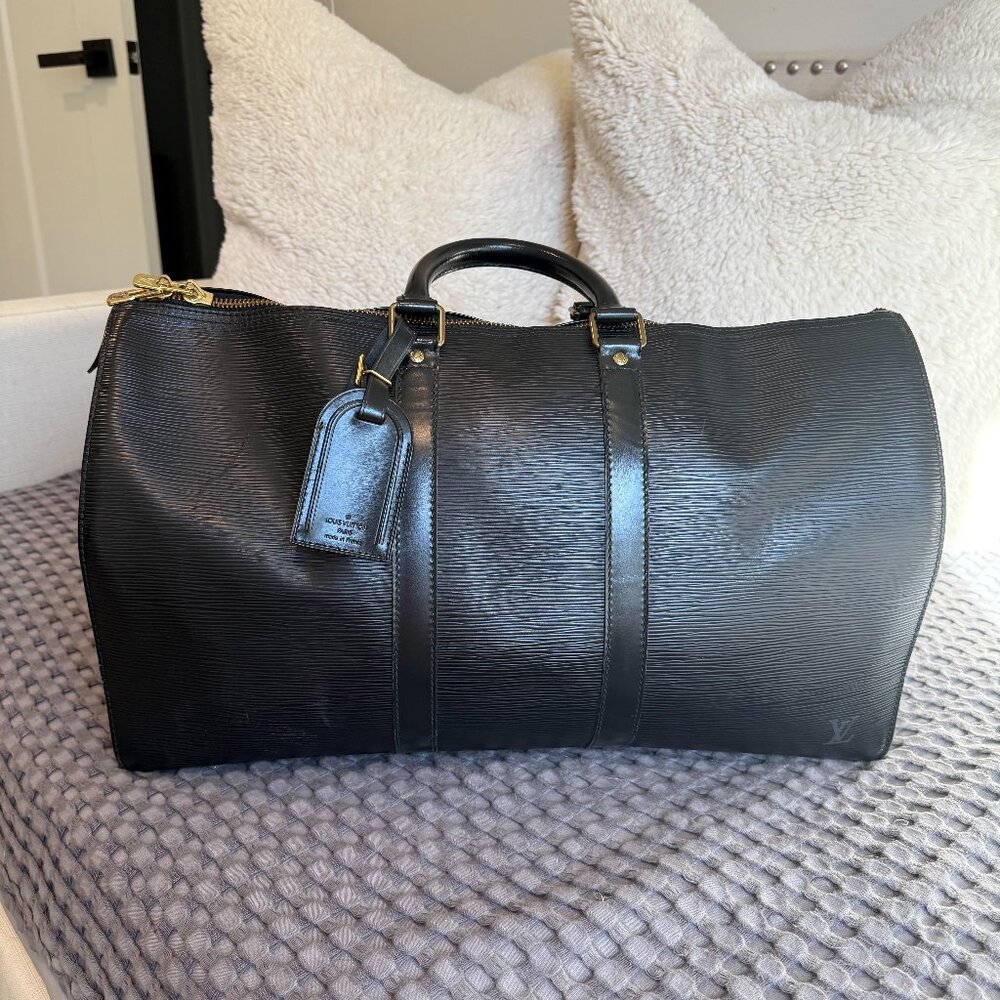Louis Vuitton Duffel Bag Epi Leather Keepall 45